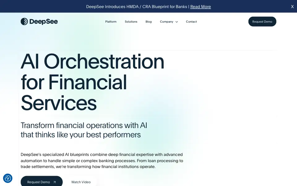 DeepSee website home page