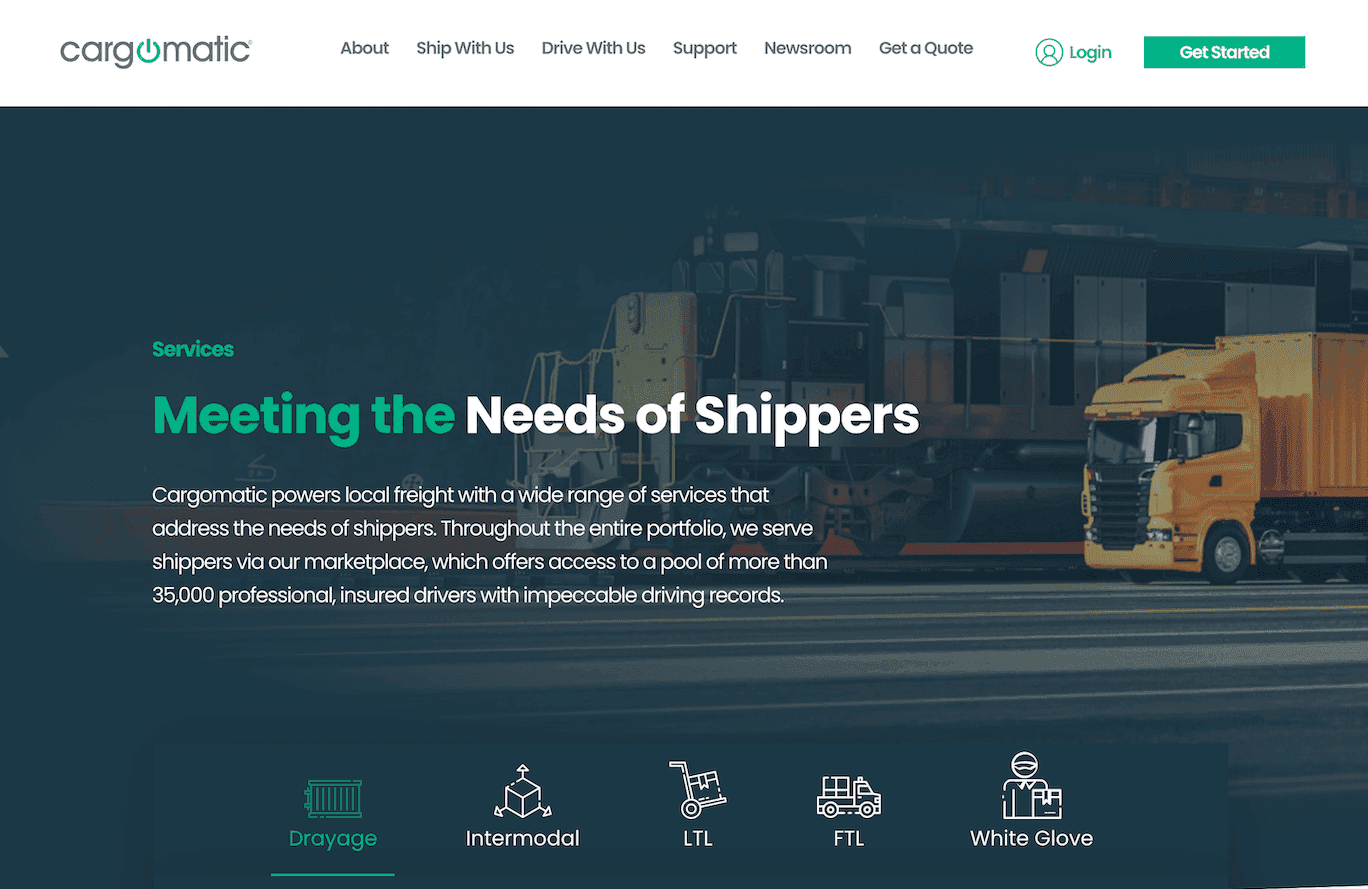 Cargomatic website
